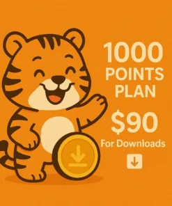 Add 1000 Points (P) for Downloads