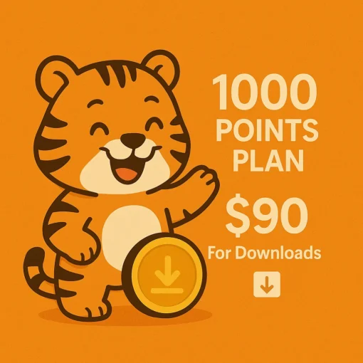 Add 1000 Points (P) for Downloads